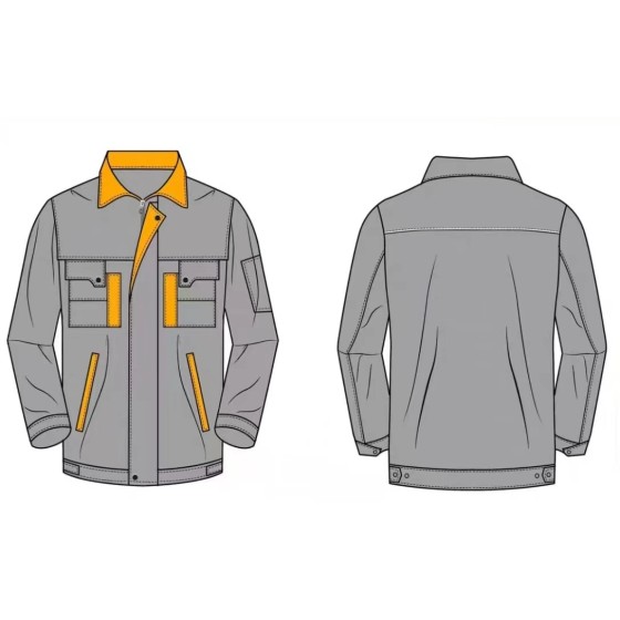 Long-sleeved work uniform coveralls / Long-sleeved work suit